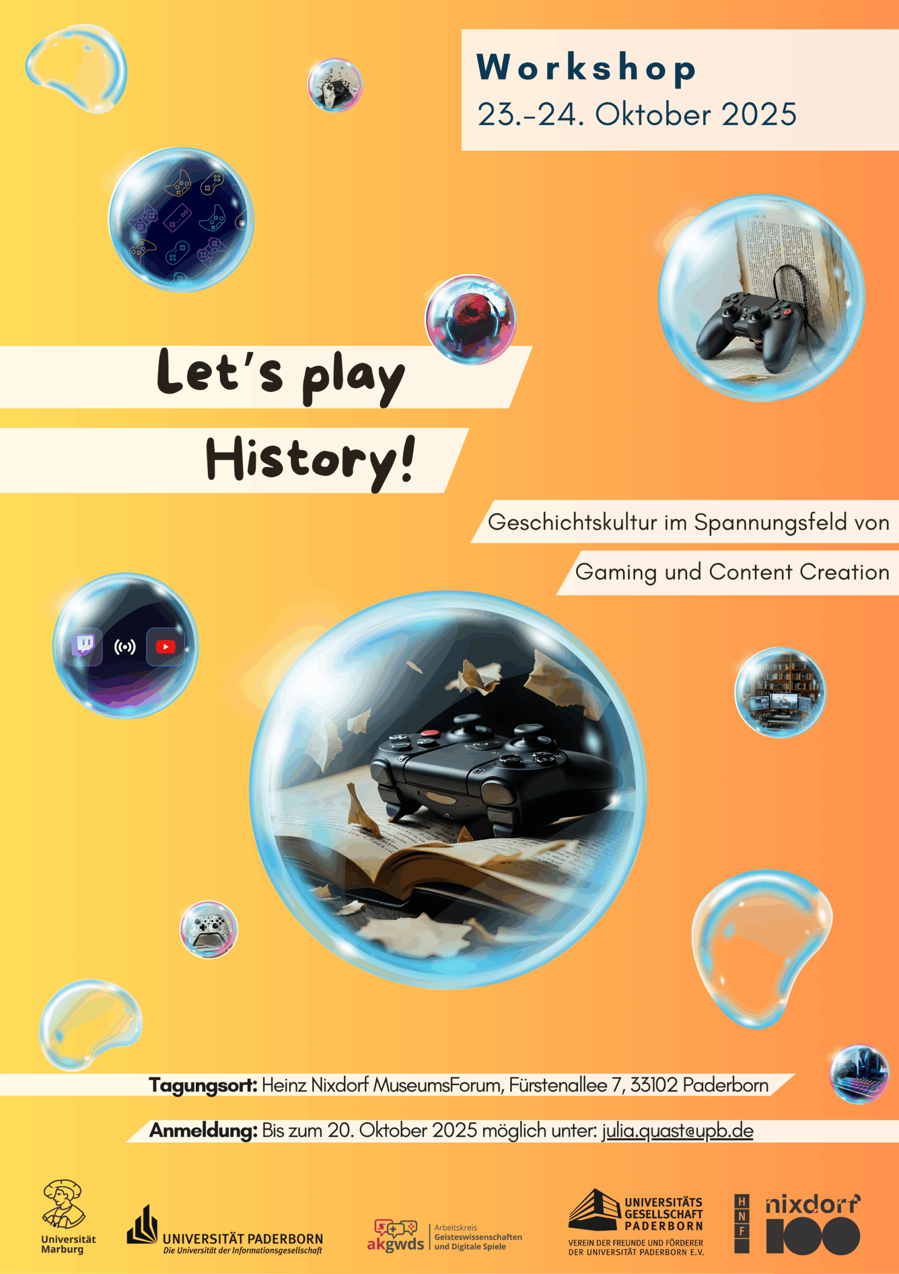 Poster Let's play history